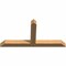 Ekena Millwork Portland Timber Gable Bracket, Western Red Cedar, 72"W x 36"H x 5 1/2"D x 5 1/2"F, 12/12 Pitch GBW072X36X0606POR00SWR - alternate 3